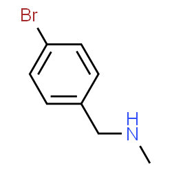 ChemSpider 2D Image | (4-Bromobenzyl)methylamine | C8H10BrN