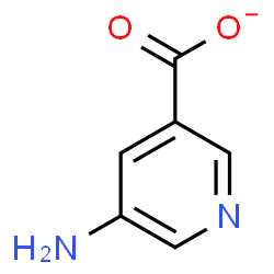 ChemSpider 2D Image | 5-Aminonicotinate | C6H5N2O2