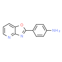 ChemSpider 2D Image | 4-(2-oxazolo[4,5-b]pyridinyl)aniline | C12H9N3O
