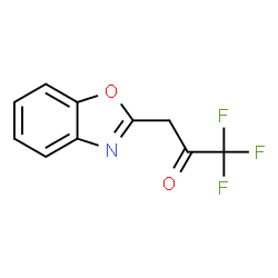 ChemSpider 2D Image | 2-trifluoroacetonylbenzoxazole | C10H6F3NO2