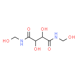 ChemSpider 2D Image | 2,3-Dihydroxy-N,N'-bis(hydroxymethyl)succinamide | C6H12N2O6