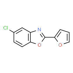 ChemSpider 2D Image | 5-Chloro-2-(2-furyl)-1,3-benzoxazole | C11H6ClNO2