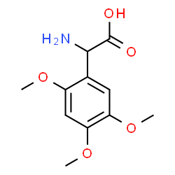 ChemSpider 2D Image | Amino(2,4,5-trimethoxyphenyl)acetic acid | C11H15NO5