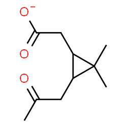 ChemSpider 2D Image | [2,2-Dimethyl-3-(2-oxopropyl)cyclopropyl]acetate | C10H15O3