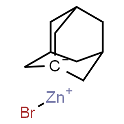 ChemSpider 2D Image | Bromozinc(1+) tricyclo[3.3.1.1~3,7~]decan-1-ide | C10H15BrZn