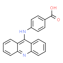 ChemSpider 2D Image | 4-(9-Acridinylamino)benzoic acid | C20H14N2O2