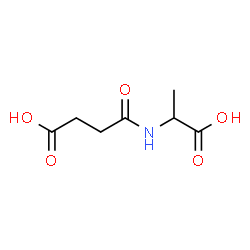 ChemSpider 2D Image | 4-[(1-Carboxyethyl)amino]-4-oxobutanoic acid | C7H11NO5