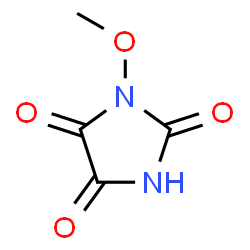 ChemSpider 2D Image | 1-Methoxy-2,4,5-imidazolidinetrione | C4H4N2O4