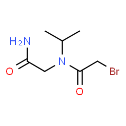 ChemSpider 2D Image | N~2~-(Bromoacetyl)-N~2~-isopropylglycinamide | C7H13BrN2O2