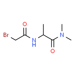 ChemSpider 2D Image | N~2~-(Bromoacetyl)-N,N-dimethylalaninamide | C7H13BrN2O2