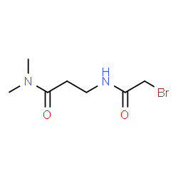 ChemSpider 2D Image | N~3~-(Bromoacetyl)-N,N-dimethyl-beta-alaninamide | C7H13BrN2O2
