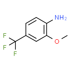 ChemSpider 2D Image | 2-Methoxy-4-trifluoromethyl-aniline | C8H8F3NO