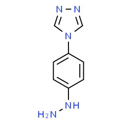 ChemSpider 2D Image | 4-(4-Hydrazinophenyl)-4H-1,2,4-triazole | C8H9N5