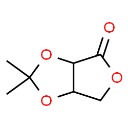 ChemSpider 2D Image | 2,2-Dimethyldihydrofuro(3,4-d)(1,3)dioxol-4(3aH)-one | C7H10O4