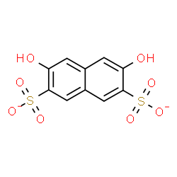 ChemSpider 2D Image | 3,6-Dihydroxy-2,7-naphthalenedisulfonate | C10H6O8S2