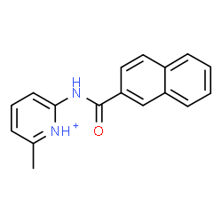 ChemSpider 2D Image | 2-Methyl-6-(2-naphthoylamino)pyridinium | C17H15N2O