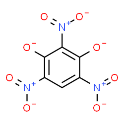 ChemSpider 2D Image | 2,4,6-Trinitro-1,3-benzenediolate | C6HN3O8