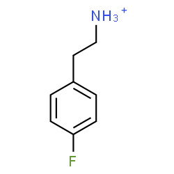 ChemSpider 2D Image | 2-(4-Fluorophenyl)ethanaminium | C8H11FN