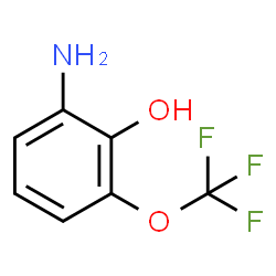 ChemSpider 2D Image | 2-Amino-6-(trifluoromethoxy)phenol | C7H6F3NO2