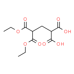 ChemSpider 2D Image | [3-Ethoxy-2-(ethoxycarbonyl)-3-oxopropyl]malonic acid | C11H16O8