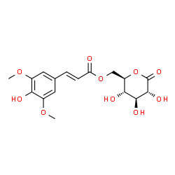 ChemSpider 2D Image | 6-O-sinapoyl-D-glucono-1,5-lactone | C17H20O10