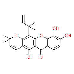 ChemSpider 2D Image | macluraxanthone | C23H22O6