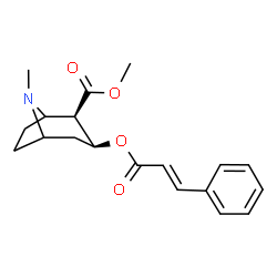 ChemSpider 2D Image | cinnamoylcocaine | C19H23NO4