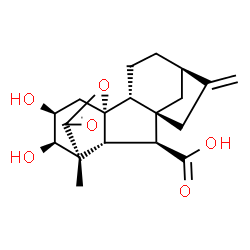 ChemSpider 2D Image | Gibberellin A34 | C19H24O6