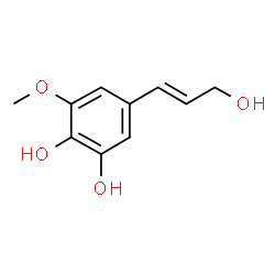 ChemSpider 2D Image | (E)-5-hydroxyconiferyl alcohol | C10H12O4