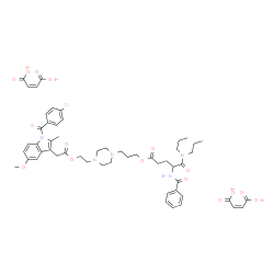ChemSpider 2D Image | Proglumetacin maleate | C54H66ClN5O16