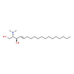 ChemSpider 2D Image | N,N-Dimethylsphingosine | C20H41NO2