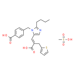 ChemSpider 2D Image | Eprosartan mesylate | C24H28N2O7S2