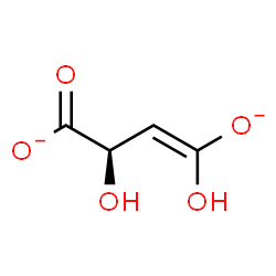 ChemSpider 2D Image | (2R,3Z)-2,4-Dihydroxy-4-oxido-3-butenoate | C4H4O5