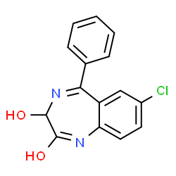 ChemSpider 2D Image | Oxazepam | C15H11ClN2O2