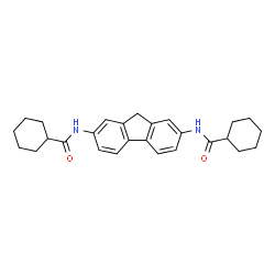 ChemSpider 2D Image | N,N'-9H-Fluorene-2,7-diyldicyclohexanecarboxamide | C27H32N2O2