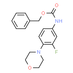 ChemSpider 2D Image | Benzyl (3-fluoro-4-morpholinophenyl)carbamate | C18H19FN2O3