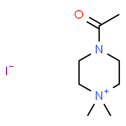 ChemSpider 2D Image | 4-Acetyl-1,1-dimethylpiperazinium iodide | C8H17IN2O