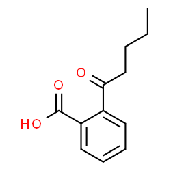 ChemSpider 2D Image | 2-Pentanoylbenzoic acid | C12H14O3