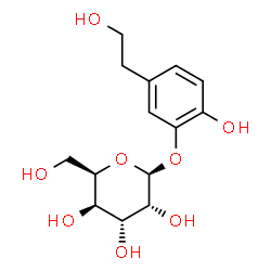 ChemSpider 2D Image | 2-Hydroxy-5-(2-hydroxyethyl)phenyl beta-D-gulopyranoside | C14H20O8