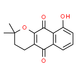 ChemSpider 2D Image | 9-Hydroxy-alpha-lapachone | C15H14O4