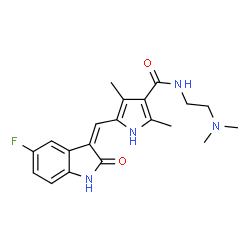 ChemSpider 2D Image | N,N-Dimethyl Sunitinib | C20H23FN4O2