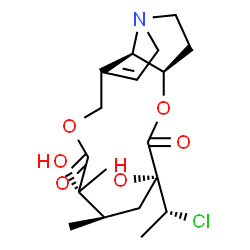 ChemSpider 2D Image | Jaconine | C18H26ClNO6