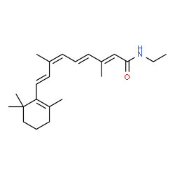 ChemSpider 2D Image | all-trans-N-Ethylretinamide | C22H33NO