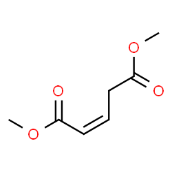ChemSpider 2D Image | Dimethyl (2Z)-2-pentenedioate | C7H10O4