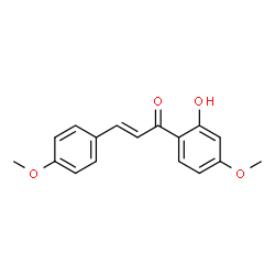 ChemSpider 2D Image | 2'-Hydroxy-4,4'-dimethoxychalcone | C17H16O4