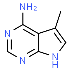 ChemSpider 2D Image | 5-Methyl-7H-pyrrolo[2,3-d]pyrimidin-4-amine | C7H8N4