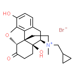 ChemSpider 2D Image | Methylnaltrexone bromide | C21H26BrNO4