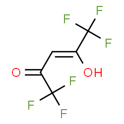 ChemSpider 2D Image | (3Z)-1,1,1,5,5,5-Hexafluoro-4-hydroxy-3-penten-2-one | C5H2F6O2