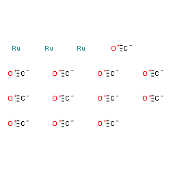 ChemSpider 2D Image | Carbon monooxide - ruthenium (4:1) | C12O12Ru3