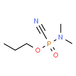 ChemSpider 2D Image | Propyl dimethylamidocyanidophosphate | C6H13N2O2P